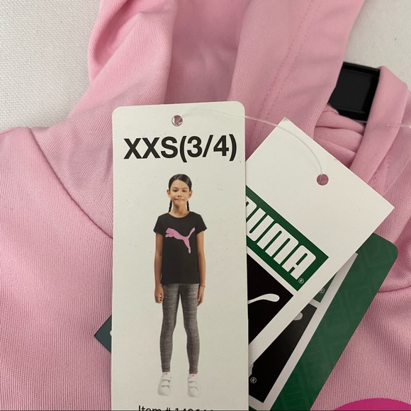 Puma girls 3 piece long sleeve hooded-shirt-pants - Picture 6 of 6